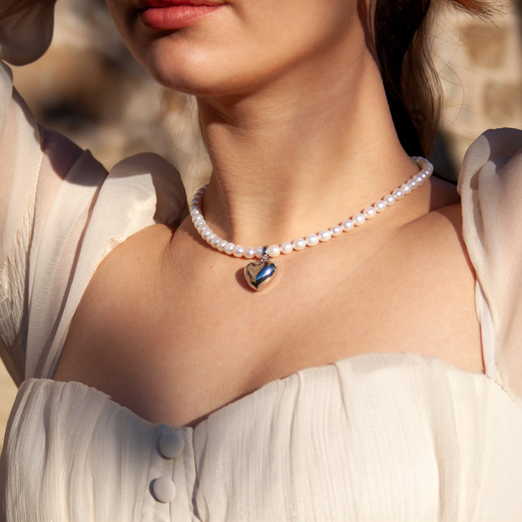 Love Collection - Heart Pearl Jewelry for Gifts and Everyday Romance